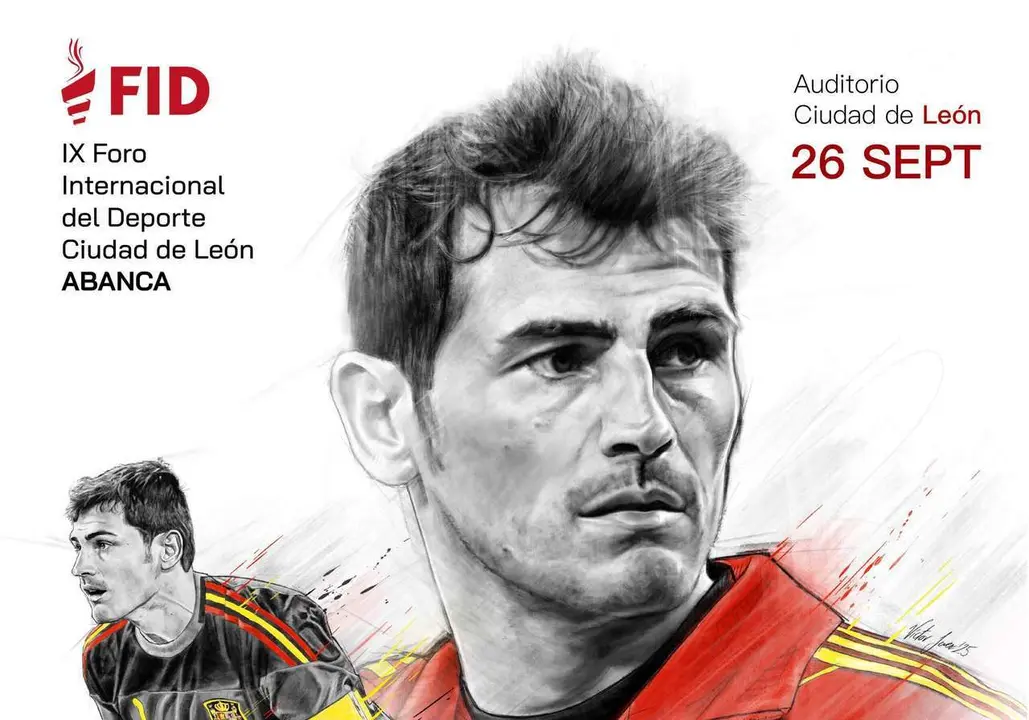 El exguardameta Iker Casillas estar&aacute; en Le&oacute;n en septiembre.