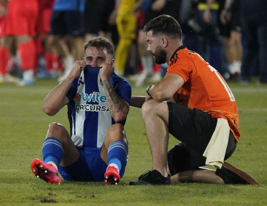C&eacute;sar S&aacute;nchez. ICAL. La SD Ponterradina no consigue el ascenso a segunda divisi&oacute;n al perder 0-1 contra el FC Andorra