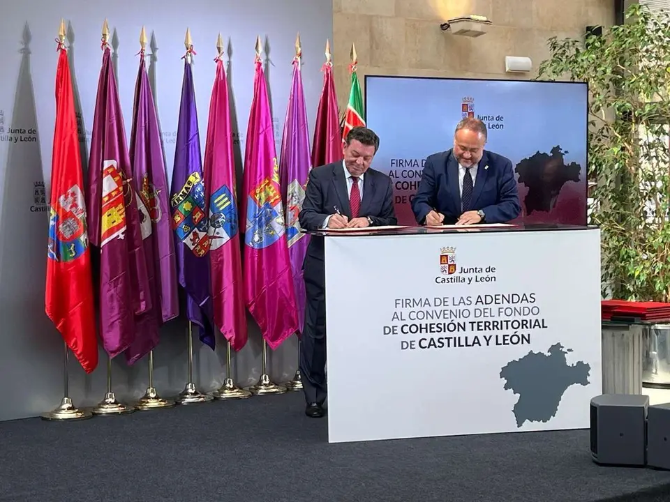 Firma en Valladolid de la adenda al convenio del Fondo de Cohesi&oacute;n Territorial.