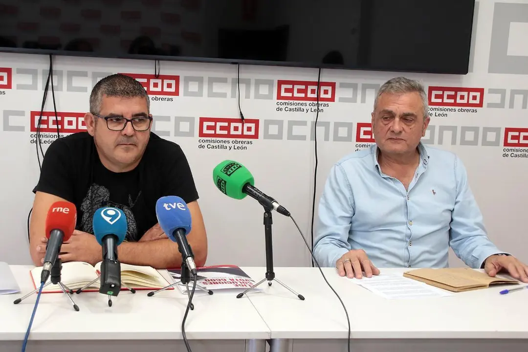 Rueda de prensa de Comisiones Obreras Industria en Castilla y Le&oacute;n.