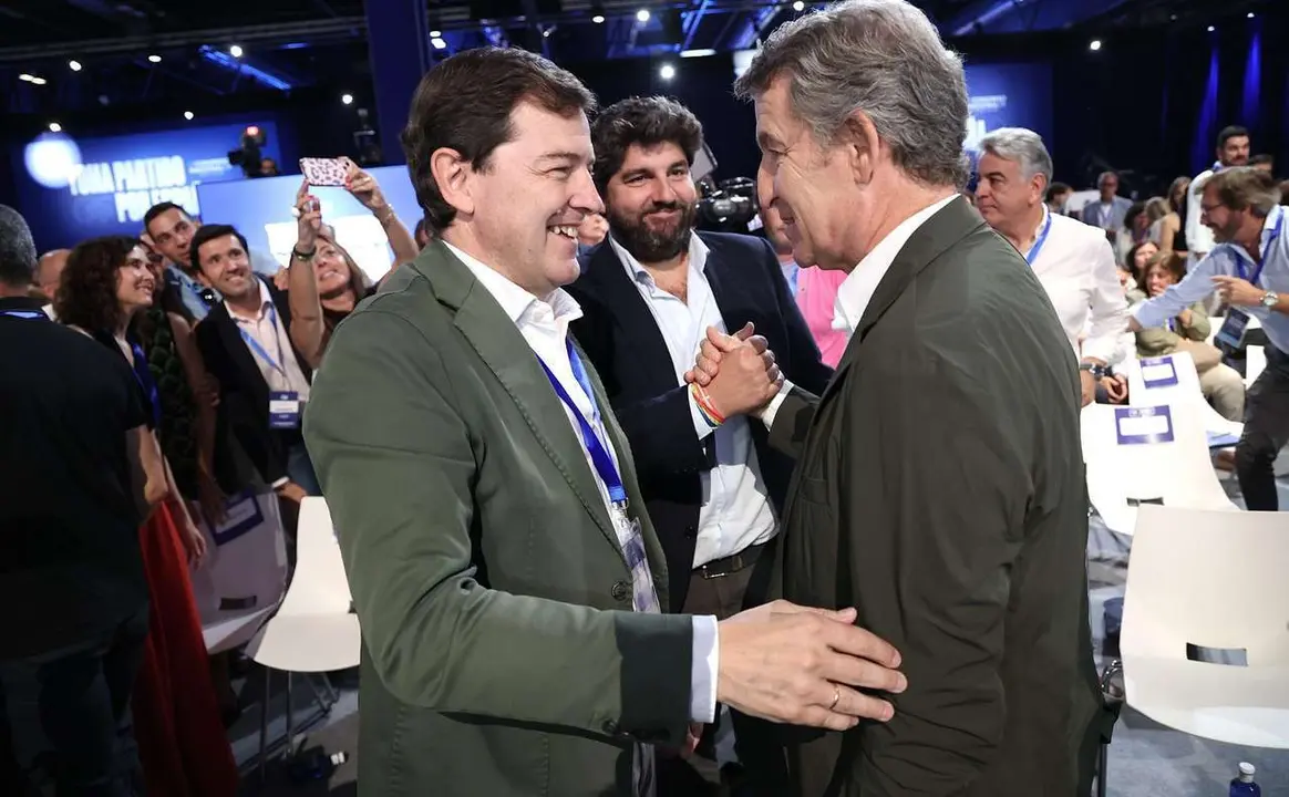 Juan L&aacute;zaro. ICAL. presidente del Partido Popular de Castilla y Le&oacute;n, Alfonso Fern&aacute;ndez Ma&ntilde;ueco, asiste a la primera jornada del 21 Congreso Nacional del Partido Popular, que se celebra bajo el lema &lsquo;Toma partido por Espa&ntilde;a&rsquo;.