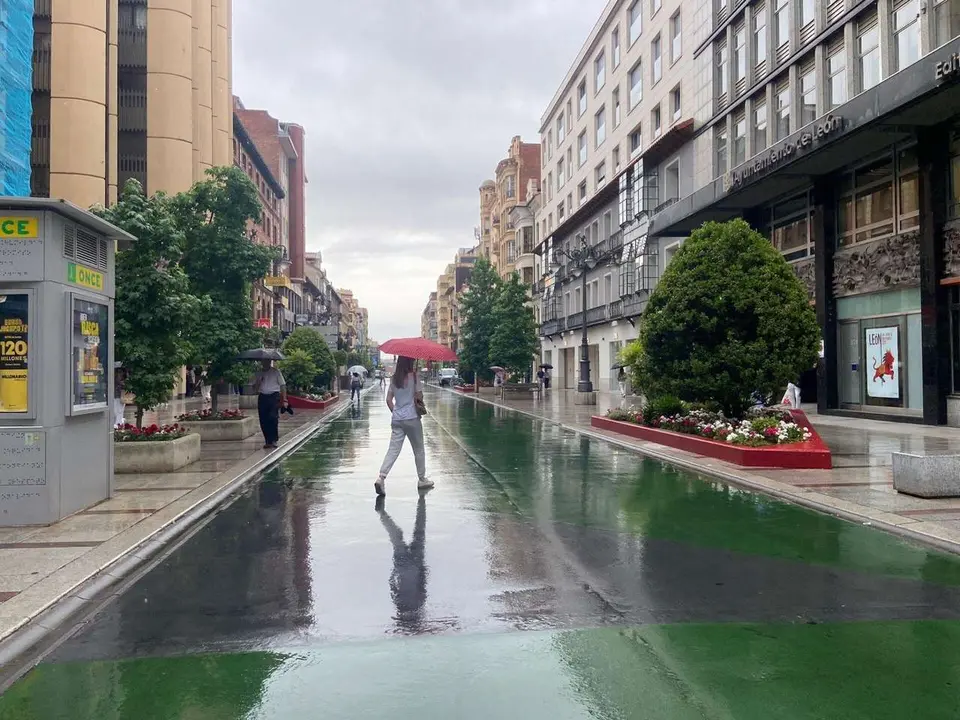 Lluvias dispersas en Le&oacute;n.