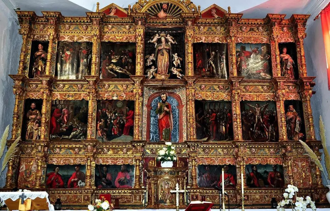 Retablo de la  Iglesia de San Andr&eacute;s (Joara) | Imagen: JCYL