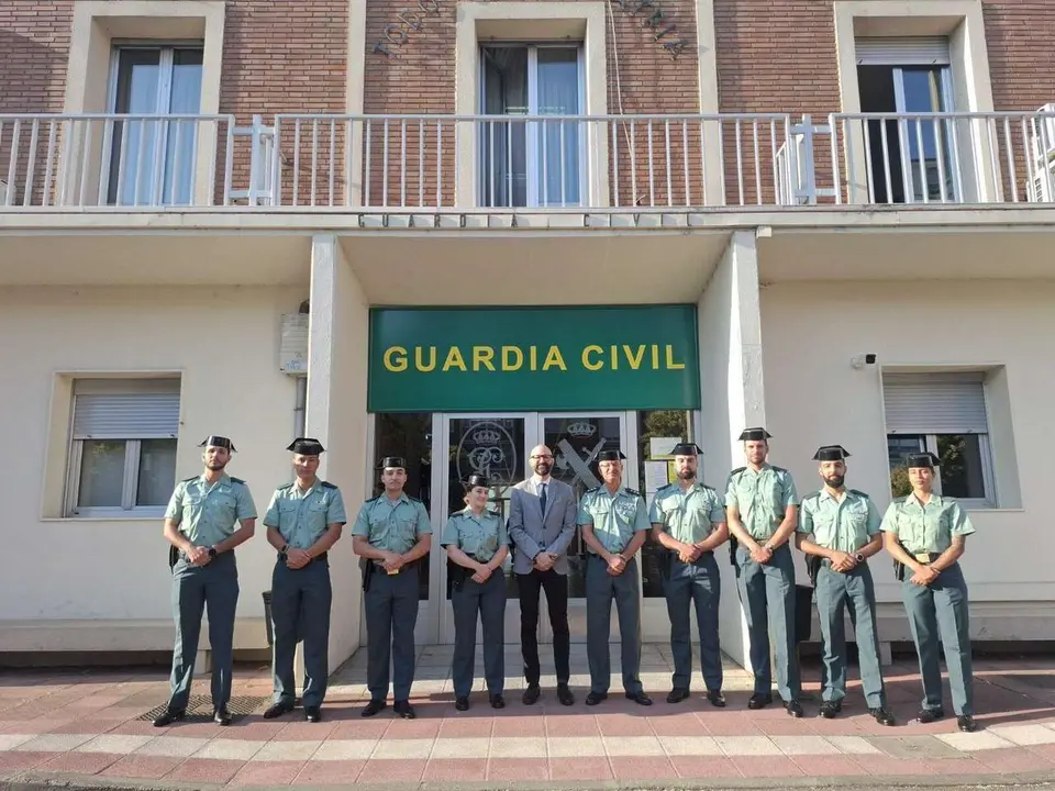 Presentaci&oacute;n de los nuevos guardias civiles, con asistencia del subdelegado del Gobierno en Le&oacute;n, H&eacute;ctor Alaiz, y el coronel jefe de la Comandancia de la Guardia Civil de Le&oacute;n, Julio Guti&eacute;rrez.