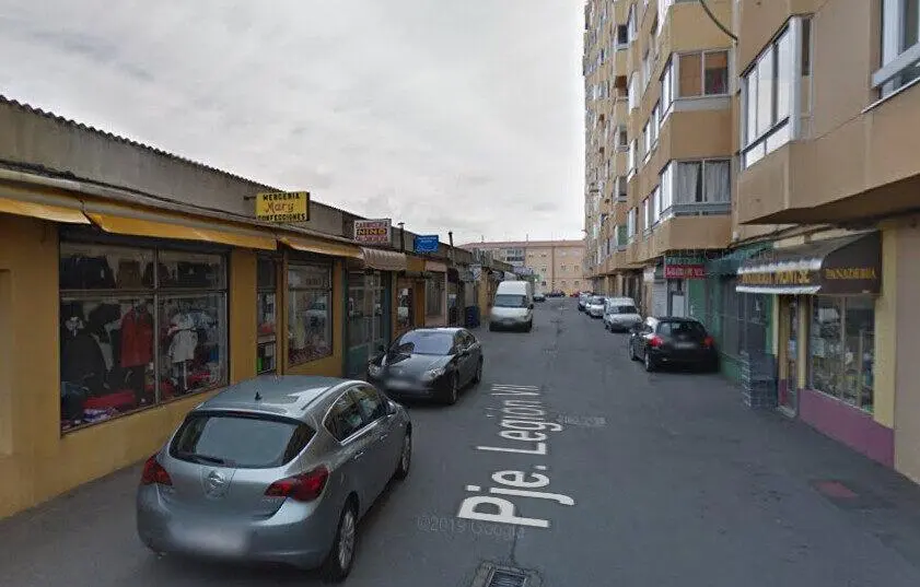 Pasaje comercial en el barrio de Pinilla donde tuvo lugar el suceso