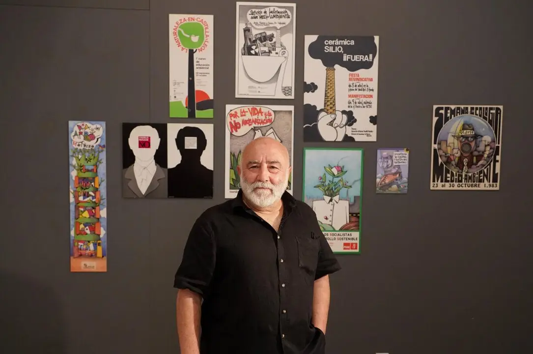 El prol&iacute;fico pintor leon&eacute;s Manuel Sierra. | ICAL