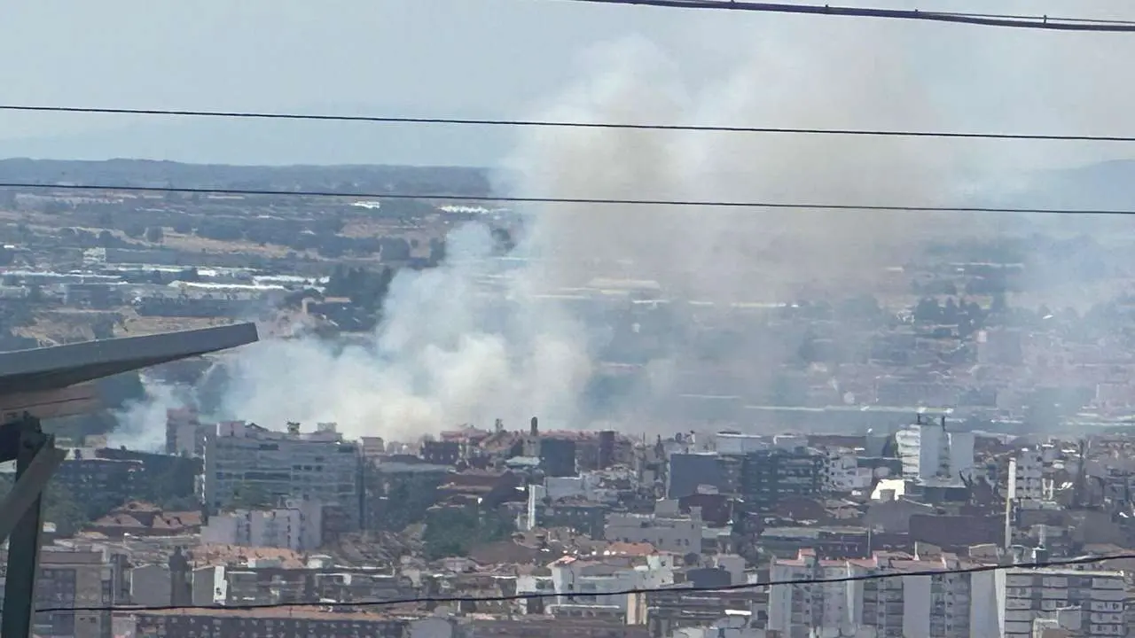 Imagen de archivo de un incendio en Armunia.