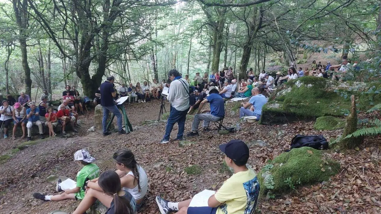 La poes&iacute;a regresa al Hayedo de Busmayor (Le&oacute;n)