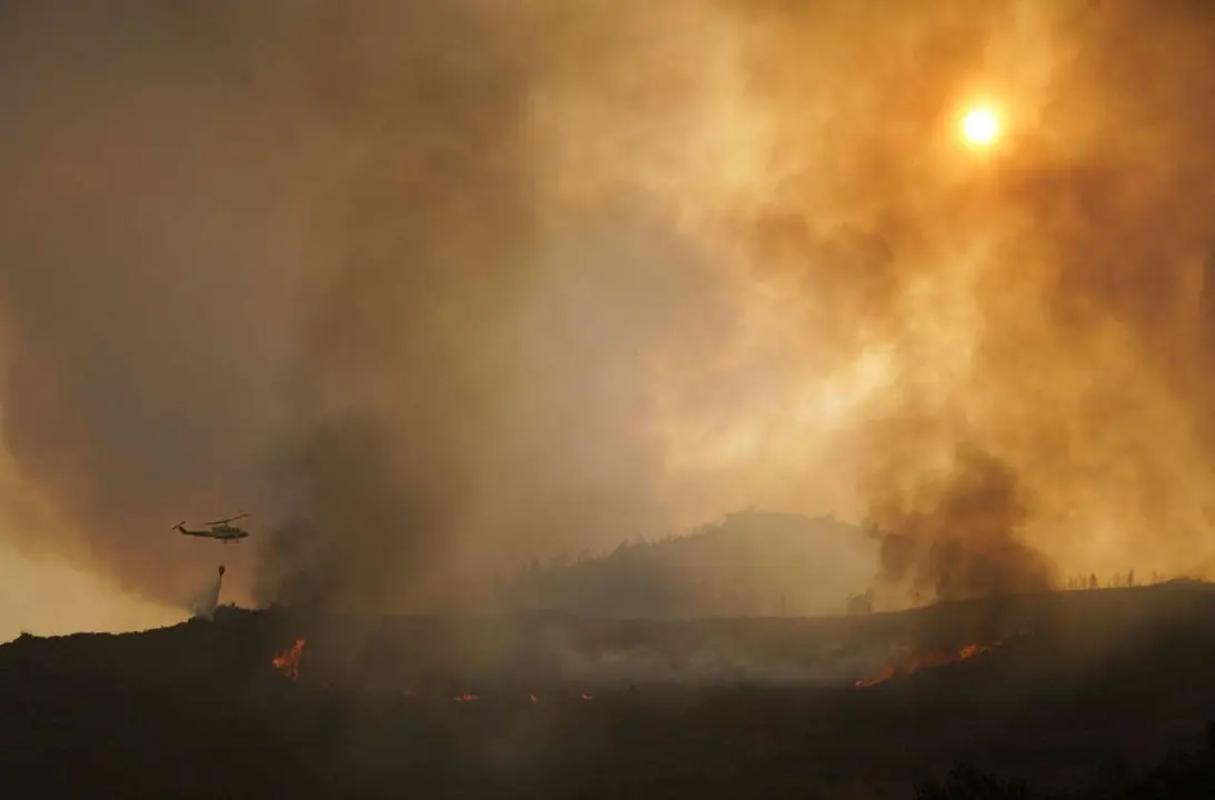 C&eacute;sar Hornija. ICAL. Incendio en la localidad de Paradi&ntilde;a (Le&oacute;n)
