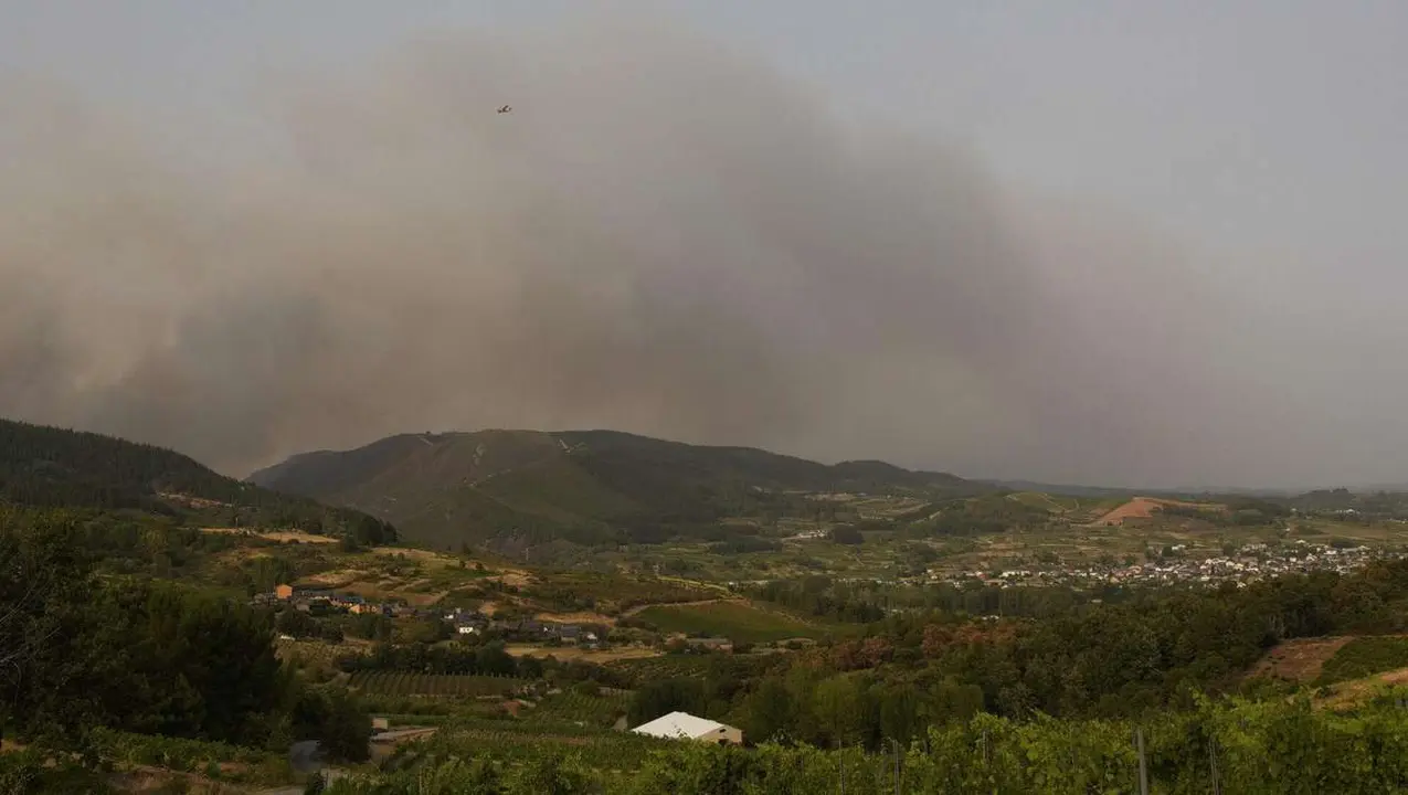 C&eacute;sar Hornija. ICAL. Incendio en la localidad de Paradi&ntilde;a (Le&oacute;n)