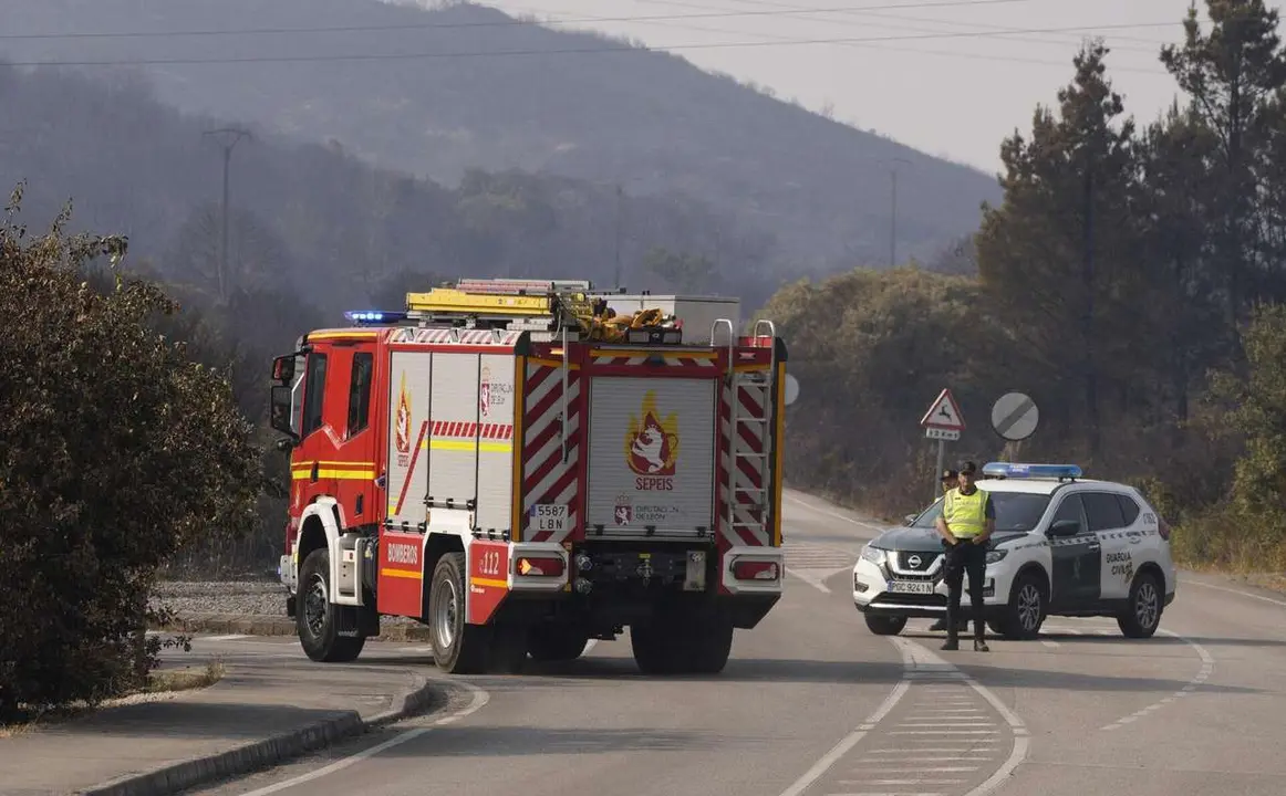 C&eacute;sar Hornija. ICAL. Incendio en Las M&eacute;dulas (Le&oacute;n)