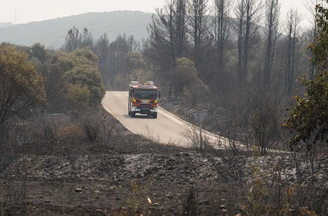 C&eacute;sar Hornija. ICAL. Incendio en Las M&eacute;dulas (Le&oacute;n)