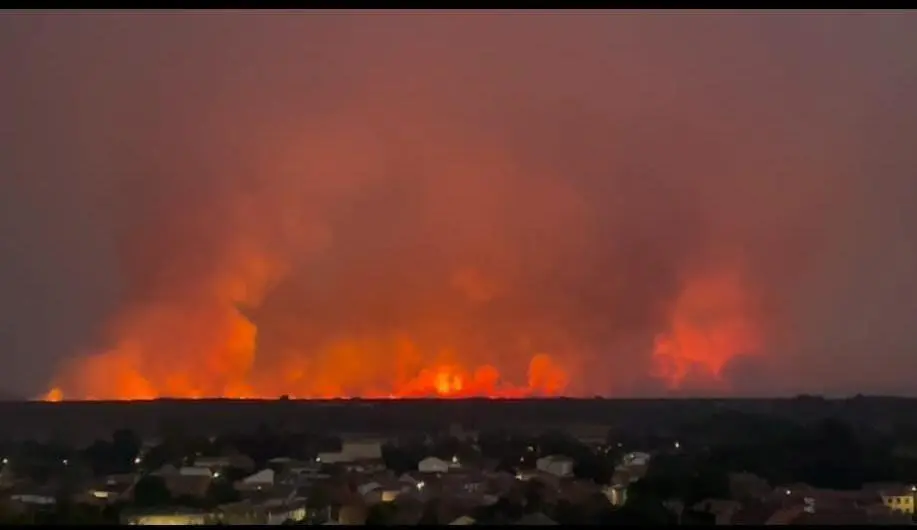 Incendio en Castrocalb&oacute;n este verano.