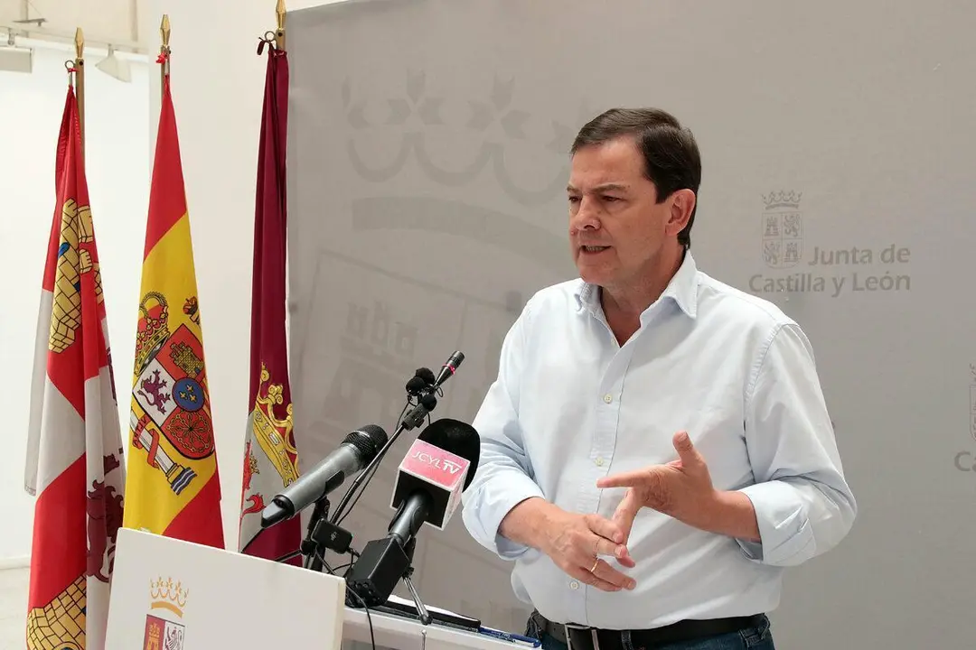Fern&aacute;ndez Ma&ntilde;ueco, presidente de la Junta de Castilla y Le&oacute;n. | ICAL