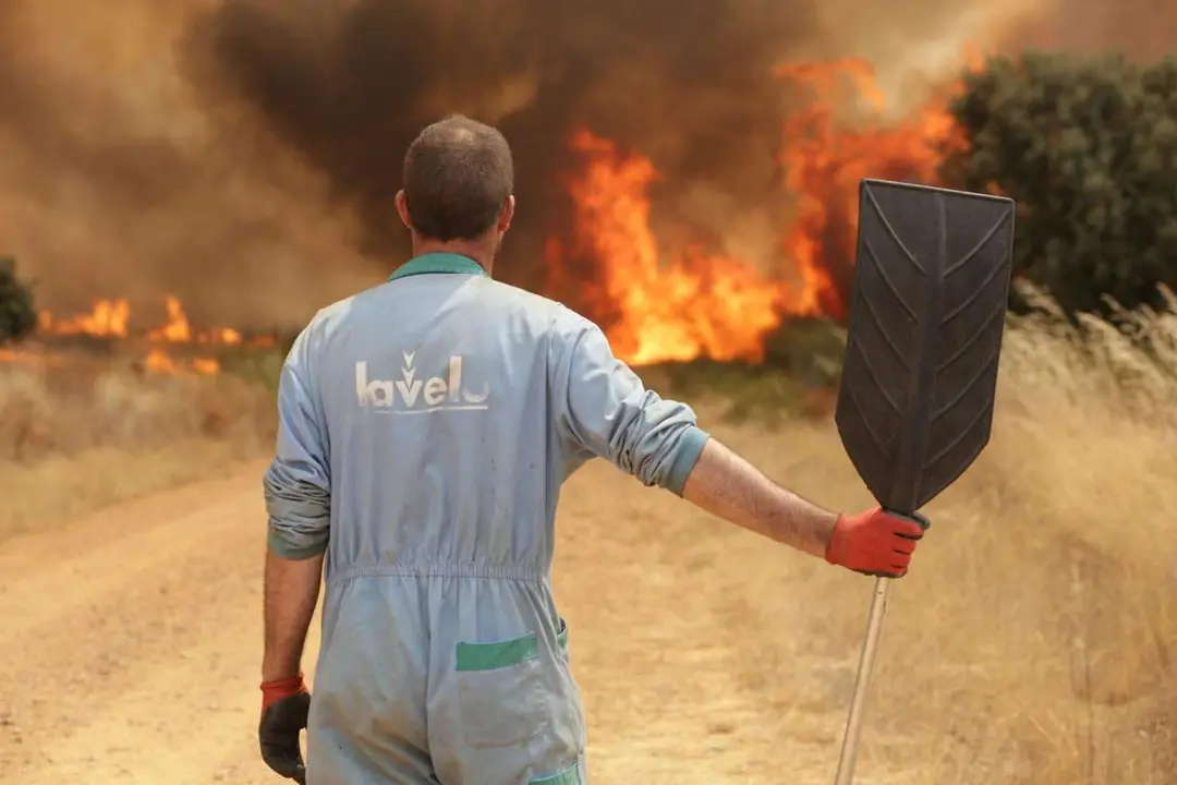 J. L. Leal. ICAL. Incendio en Abejera y R&iacute;ofrio de Aliste