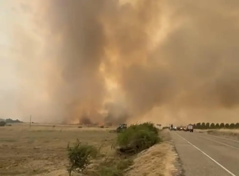 Incendio en Mi&ntilde;ambres