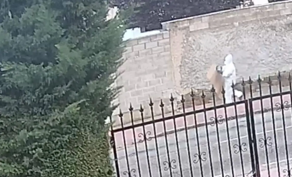 Imagen captada por las c&aacute;maras de la zona de la persona que hace unos d&iacute;as agredi&oacute; con &aacute;cido a un hombre en Jim&eacute;nez de Jamuz.