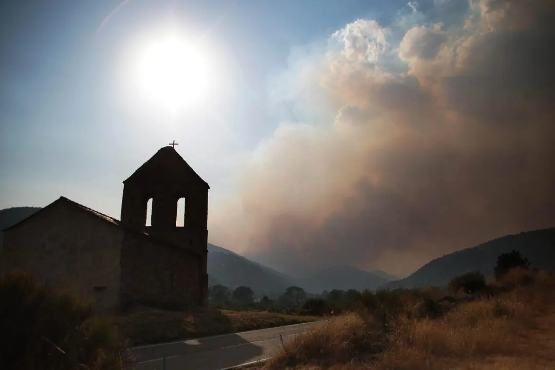 El incendio de Fasgar| PEIO GARC&Iacute;A / ICAL