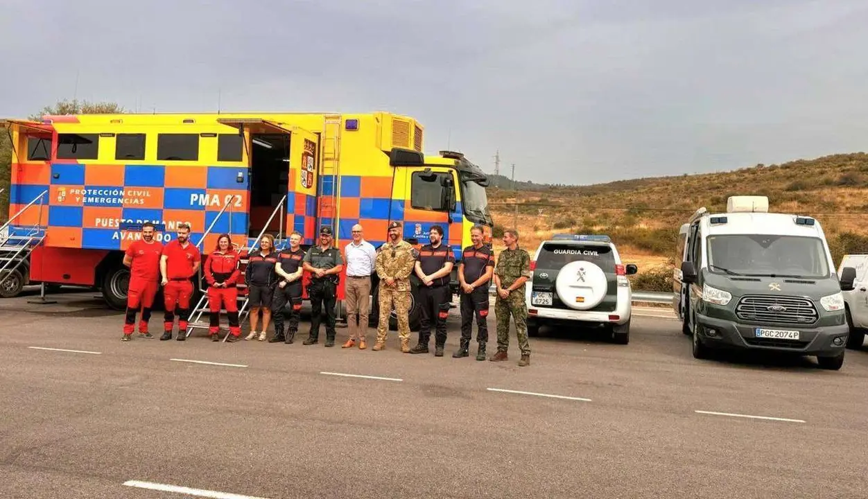 Visita del embajador de Pa&iacute;ses Bajos al PMA de Gara&ntilde;o. Imagen Guardia Civil de Le&oacute;n
