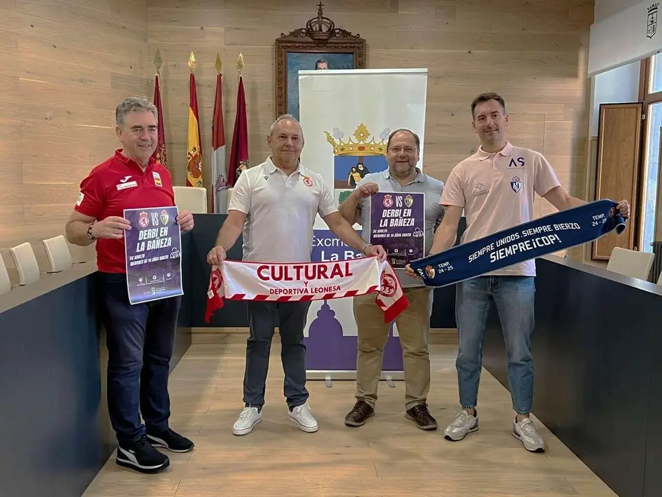 Presentaci&oacute;n del derbi de baloncesto