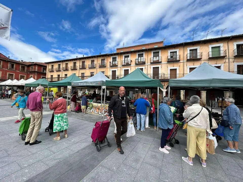 El mercado de productos alimentarios de los mi&eacute;rcoles y s&aacute;bados por la ma&ntilde;ana regresar&aacute; la pr&oacute;xima semana a la Plaza Mayor.