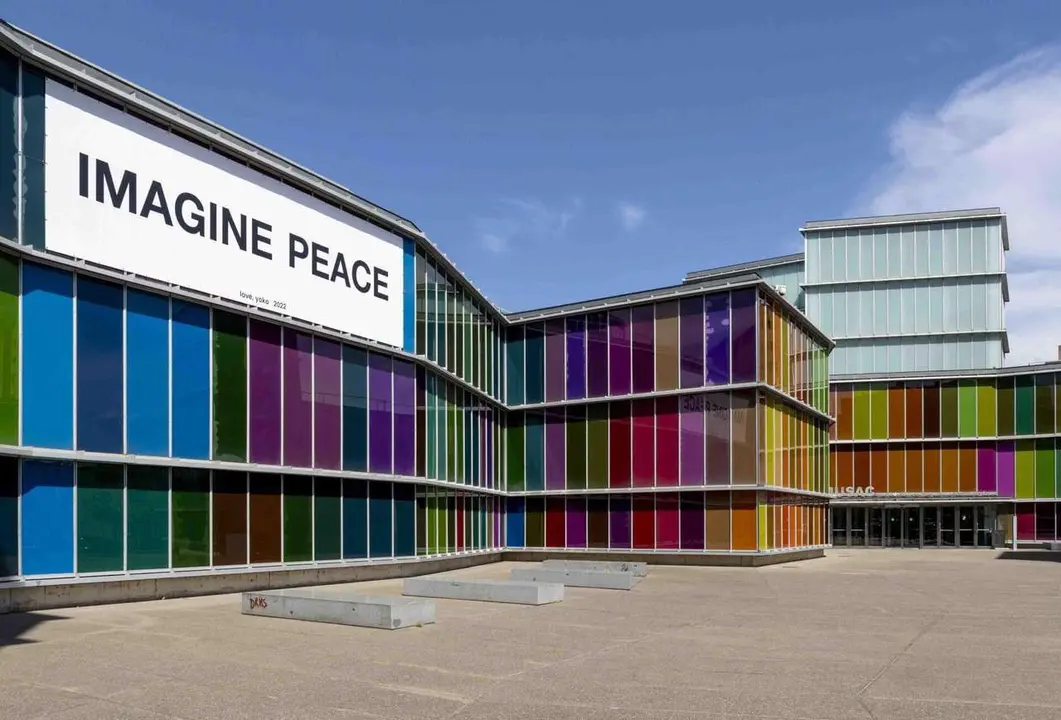 La instalaci&oacute;n 'Imagine peace' en el Musac de Le&oacute;n. | YOKO ONO