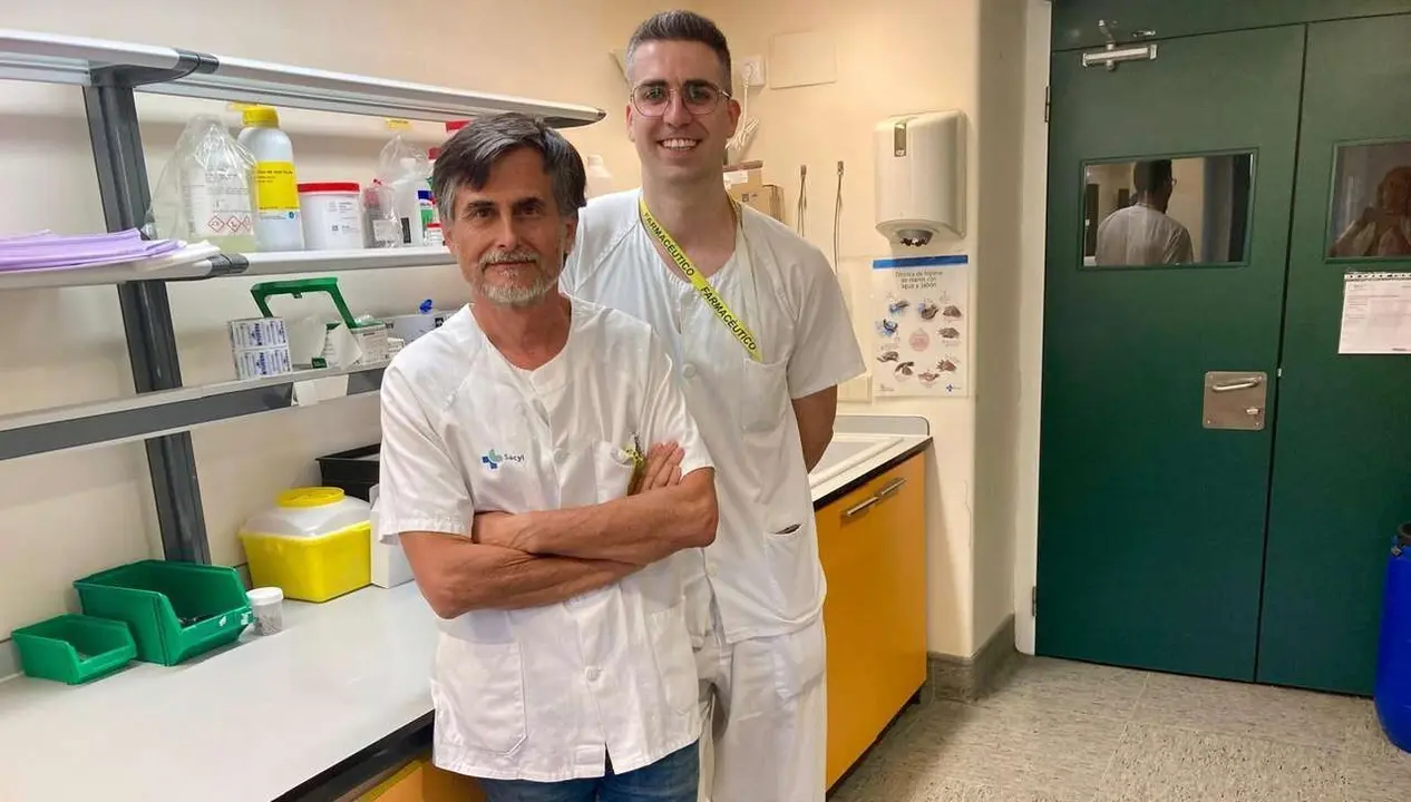 Juan Jos&eacute; Ortiz de Urbina Gonz&aacute;lez y Rub&eacute;n Varela Fern&aacute;ndez, del Hospital de Le&oacute;n. | CAULE