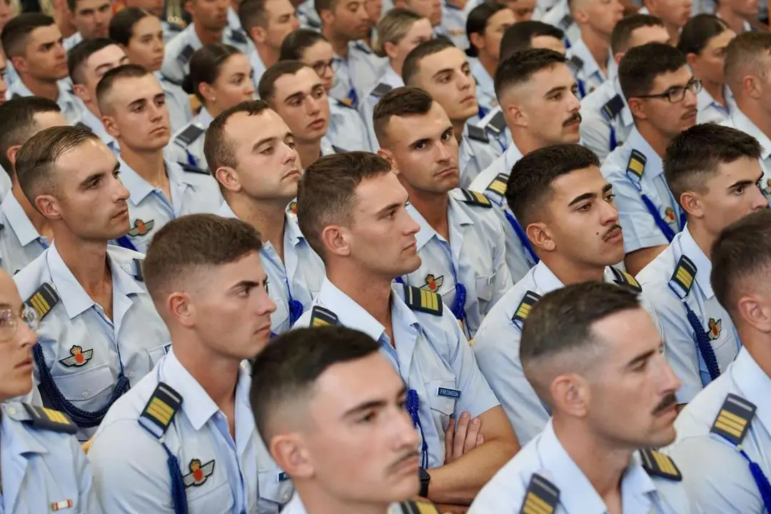 Acto de Apertura Oficial del Curso Acad&eacute;mico2025/2026 en la Academia B&aacute;sica del Aire y delEspacio (ABA).Ical. 