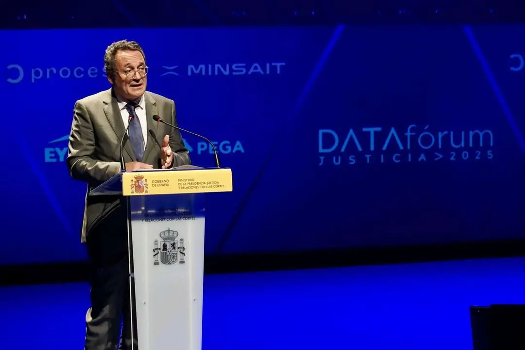 El Fiscal General del Estado, &Aacute;lvaro Garc&iacute;a Ortiz, participa en el &lsquo;DATA f&oacute;rum Justicia 2025: El a&ntilde;o de la Justicia&rsquo;. Campillo. Ical