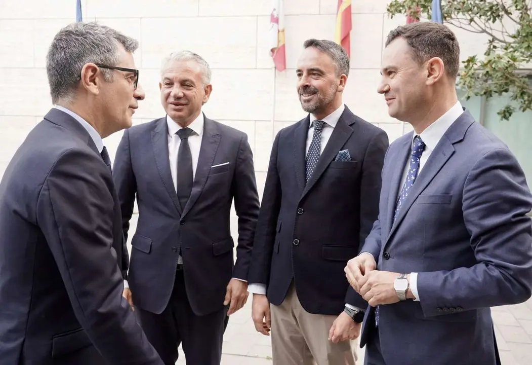El ministro de Presidencia, Justicia y Relaciones con las Cortes, F&eacute;lix Bola&ntilde;os, participa en la Tercera jornada del DATA f&oacute;rum Justicia 2025: El a&ntilde;o de la Justicia. Campillo. Ical