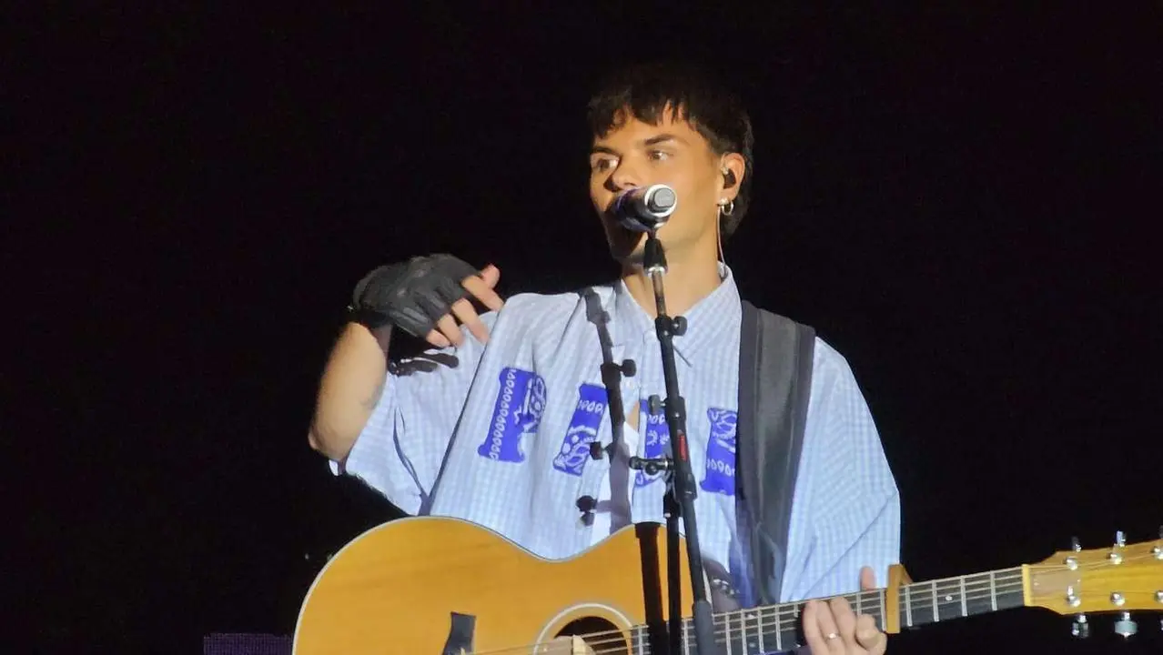 Abraham Mateo durante su actuaci&oacute;n en el Monoloco de Le&oacute;n | Le&oacute;n 24 Horas