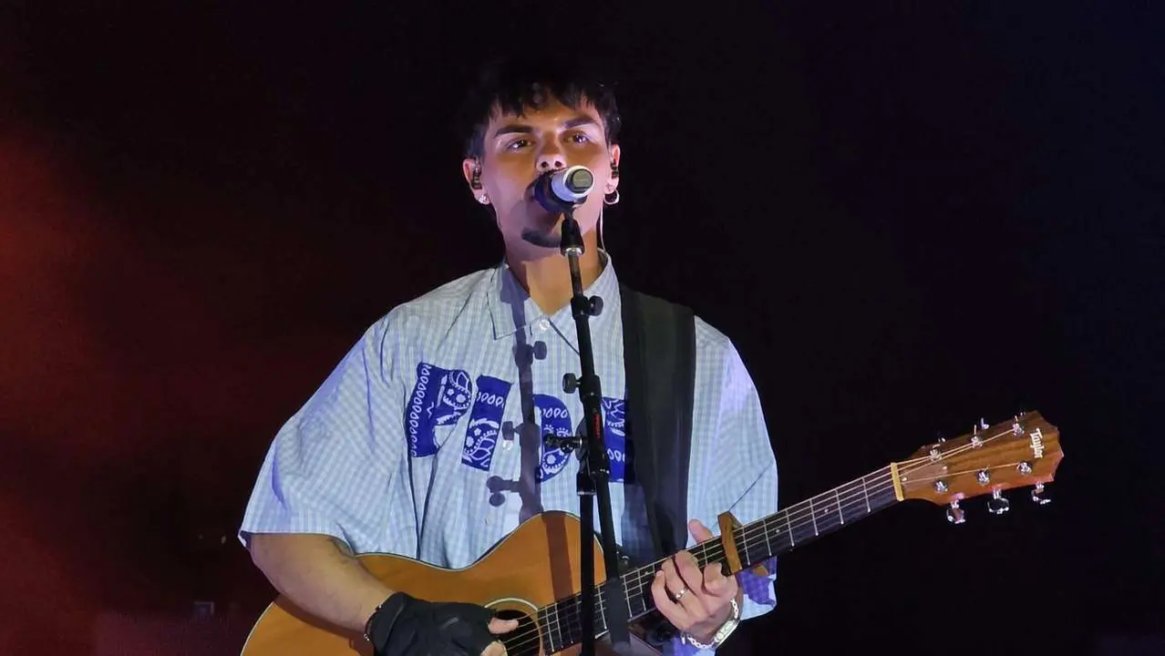 Abraham Mateo durante su actuaci&oacute;n en el Monoloco de Le&oacute;n | Le&oacute;n 24 Horas
