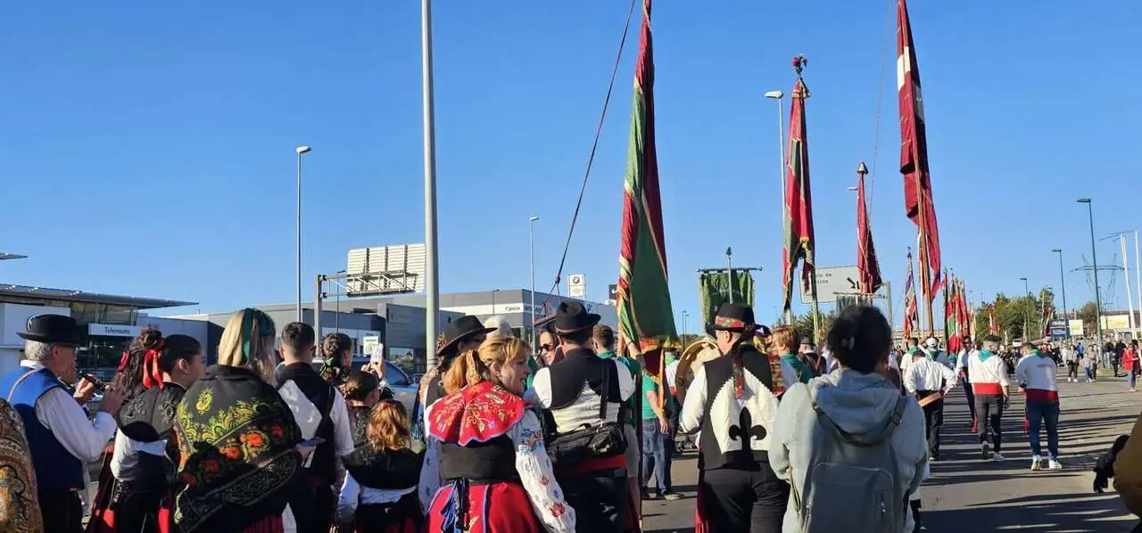 Pendones, carros y romeros participaron un a&ntilde;o m&aacute;s en la romer&iacute;a de San Froil&aacute;n | Le&oacute;n 24 Horas