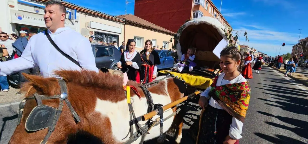 Pendones, carros y romeros participaron un a&ntilde;o m&aacute;s en la romer&iacute;a de San Froil&aacute;n | Le&oacute;n 24 Horas