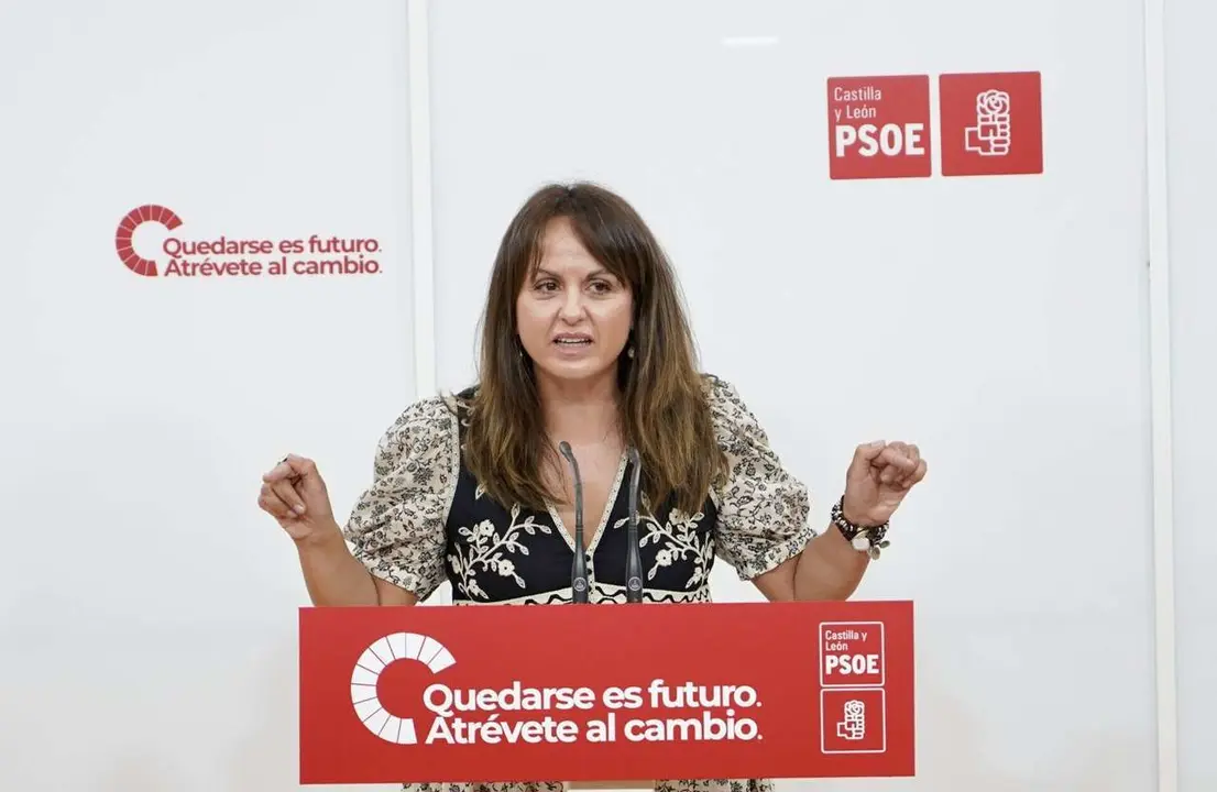 La portavoz socialista en las Cortes, Patricia G&oacute;mez, analiza diversos asuntos de actualidad de Castilla y Le&oacute;n. ICal