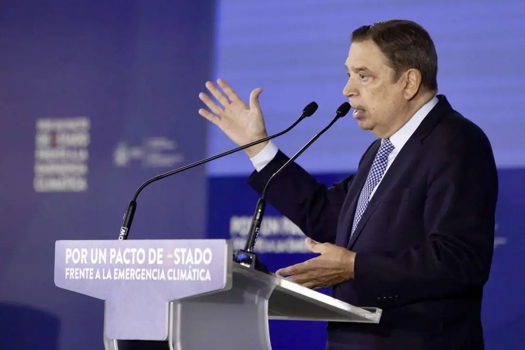 La vicepresidenta tercera del Gobierno y ministra para la Transici&oacute;n Ecol&oacute;gica y el Reto Demogr&aacute;fico, Sara Aagesen Mu&ntilde;oz, abre la Convenci&oacute;n por un Pacto de Estado frente a la Emergencia Clim&aacute;tica que se celebra en Ponferrada, acompa&ntilde;ada por la ministra de Ciencia, Innovaci&oacute;n y Universidades, Diana Morant; el ministro de Agricultura, Pesca y Alimentaci&oacute;n, Luis Planas; el ministro del Interior, Fernando Grande Marlaska y el delegado del Gobierno, Nicanor Sen, entre otras autoridades. Campillo. Ical