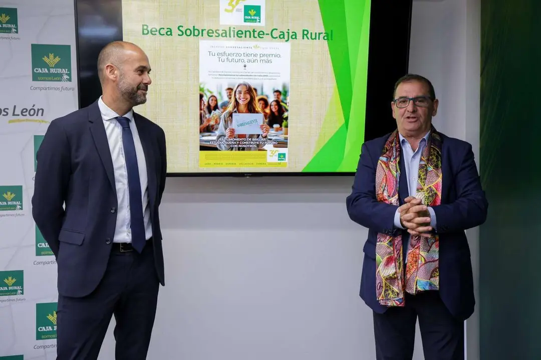 Caja Rural presenta la Beca Sobresaliente para premiar el esfuerzo acad&eacute;mico de los j&oacute;venes. Ical.