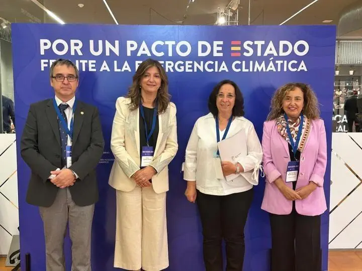 Santiago Guti&eacute;rrez, Nuria Gonz&aacute;lez, Leonor Calvo y Pilar Marqu&eacute;s