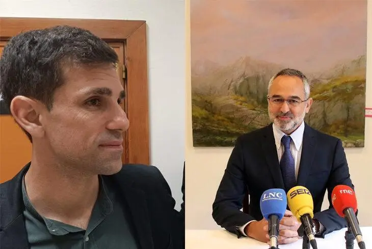 C&eacute;sar de la Fuente (i) y Sergio Boixo.