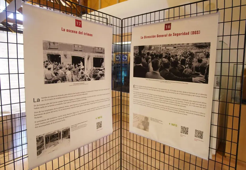 Inauguraci&oacute;n de la exposici&oacute;n &lsquo;Rolando 2:15-2:55. 50 a&ntilde;os de la primera masacre de ETA&rsquo;. Ical. 