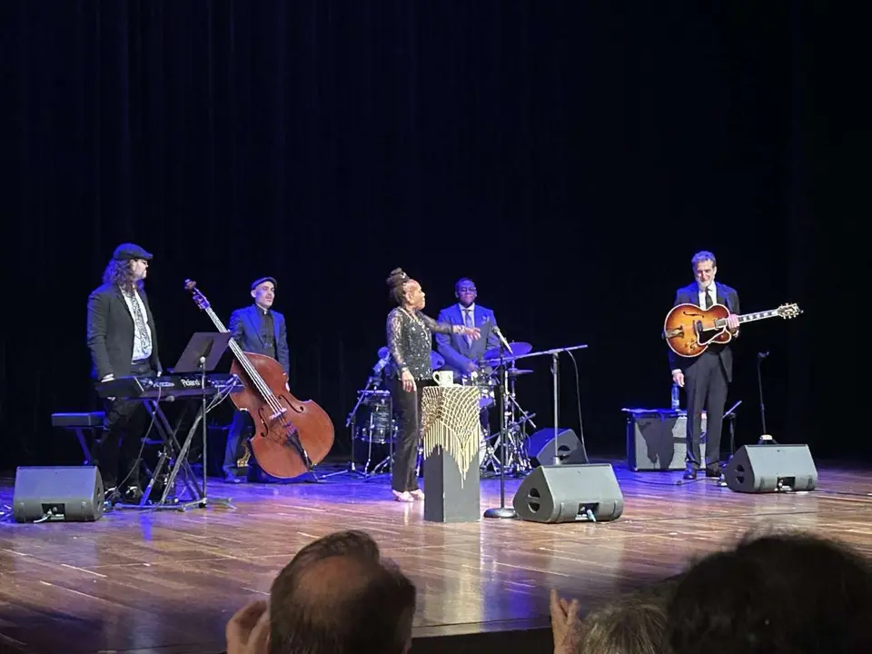 Catherine Russell en el Auditorio Ciudad de Le&oacute;n. Le&oacute;n 24 Horas.