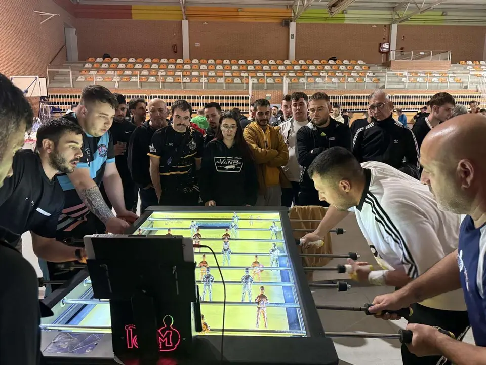 Ambiente de juego durante el XVI Europeo de Futbol&iacute;n REM. Ayuntamiento de San Andr&eacute;s.