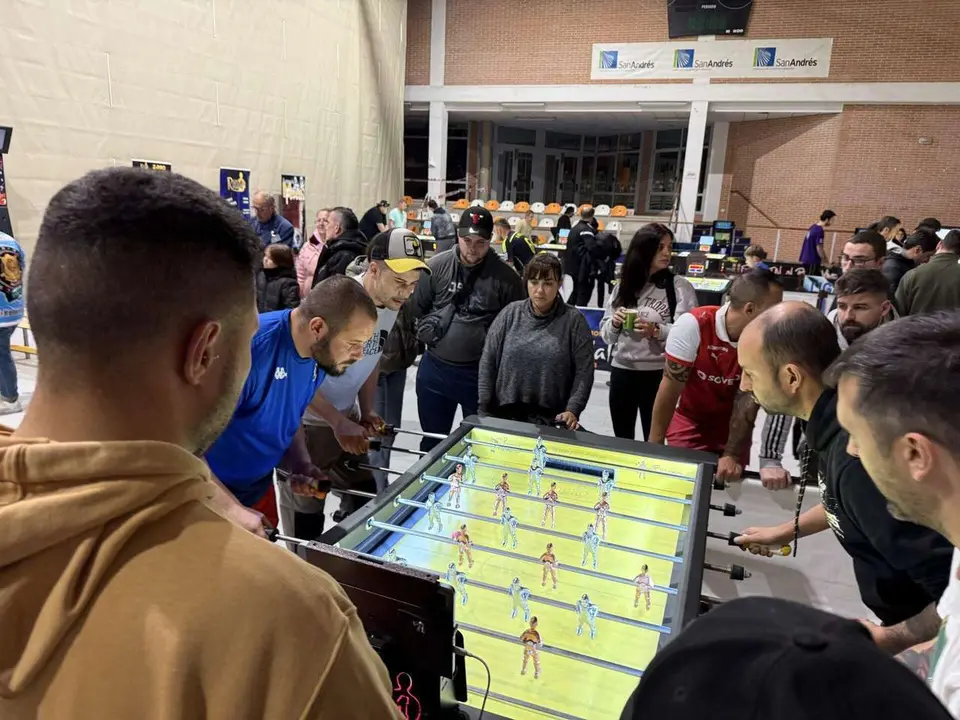 Ambiente de juego durante el XVI Europeo de Futbol&iacute;n REM. Ayuntamiento de San Andr&eacute;s.