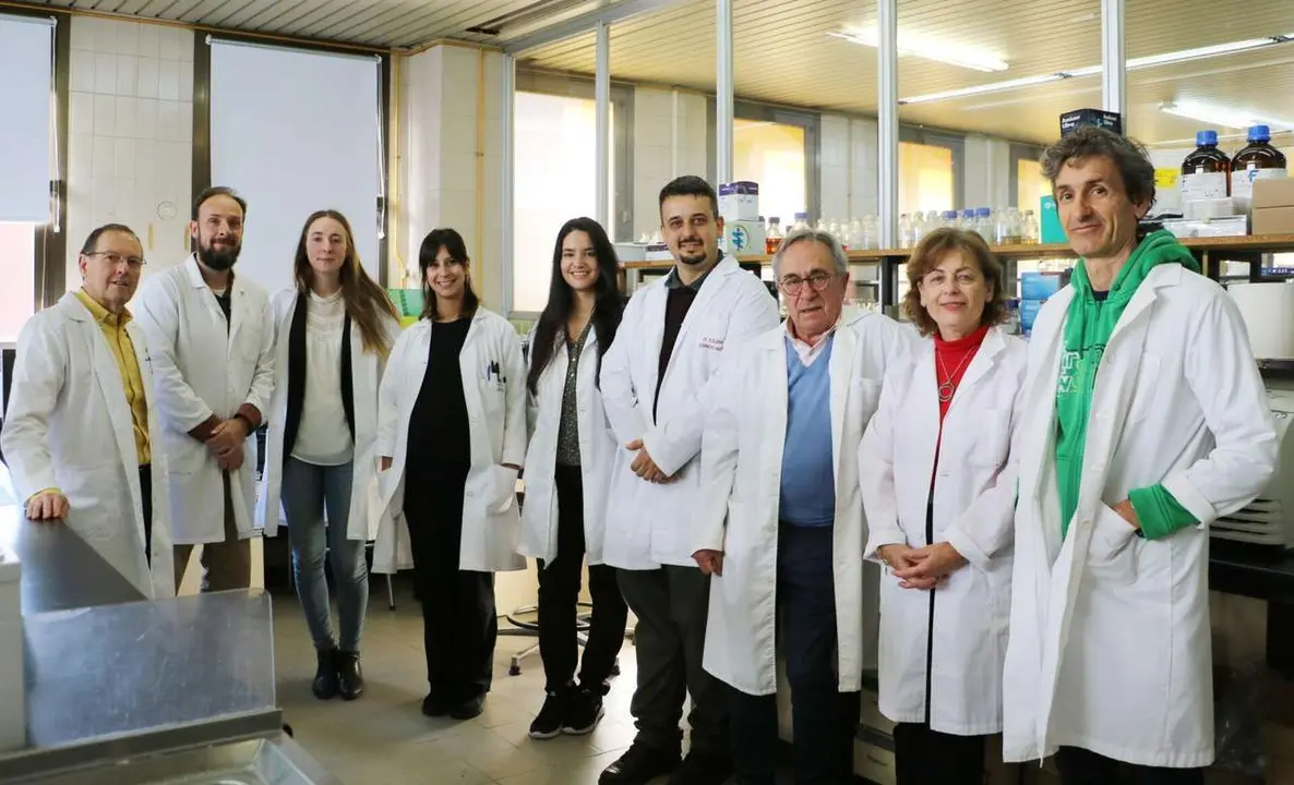 De izquierda a derecha, Miguel &Aacute;ngel Ferrero, Nicol&aacute;s Navasa, Mar&iacute;a Isabel San Mart&iacute;n, &Aacute;frica Sanchiz, Yaiza Carnicero, Alejandro Chamizo, Leandro Rodr&iacute;guez, Honorina Mart&iacute;nez y Javier Casqueiro.