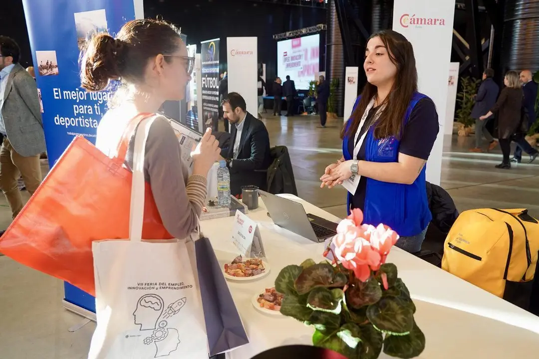 VII Feria del Empleo, Innovaci&oacute;n y Emprendimiento de Le&oacute;n, organizada por la C&aacute;mara de Comercio. | ICAL