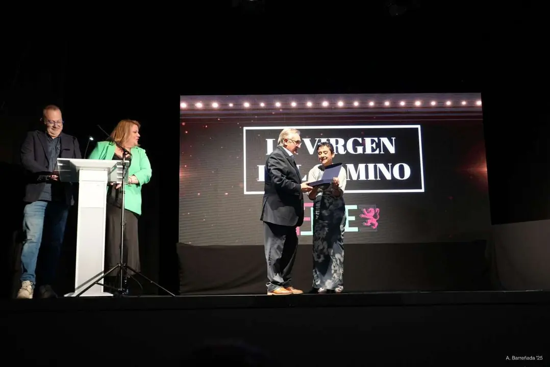 Participantes y premiados en la gala de la lucha leonesa celebrada en el auditorio Caf&eacute; Quijano. Antonio Barre&ntilde;ada.