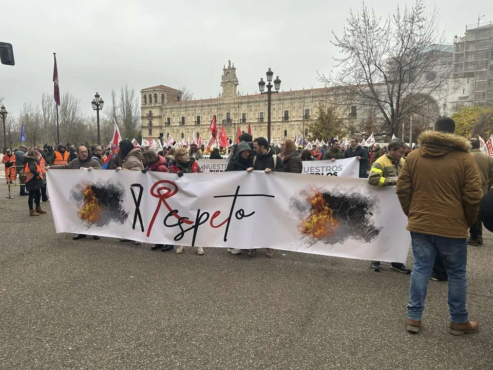 Manifestaci&oacute;n de la plataforma &lsquo;Respeto&rsquo;. Hugo Garc&iacute;a. Le&oacute;n 24 Horas.