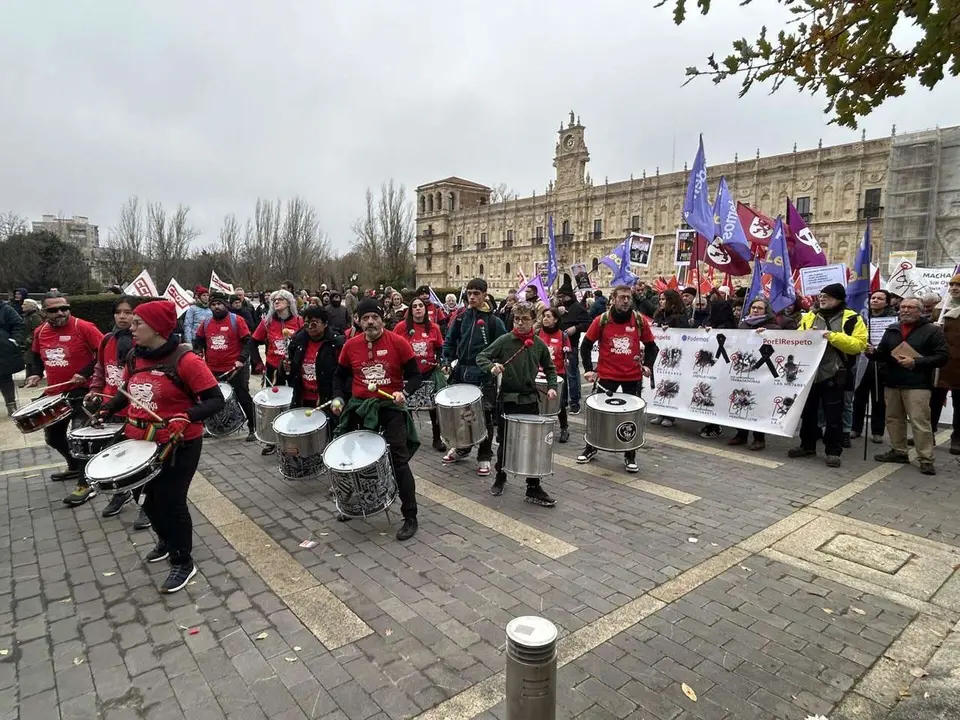Manifestaci&oacute;n de la plataforma &lsquo;Respeto&rsquo;. Hugo Garc&iacute;a. Le&oacute;n 24 Horas.