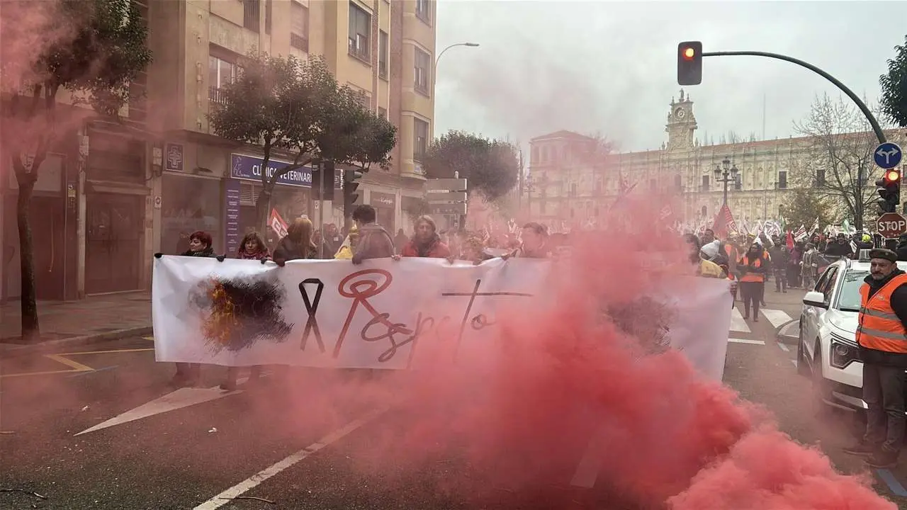 Manifestaci&oacute;n de la plataforma &lsquo;Respeto&rsquo;. Hugo Garc&iacute;a. Le&oacute;n 24 Horas.