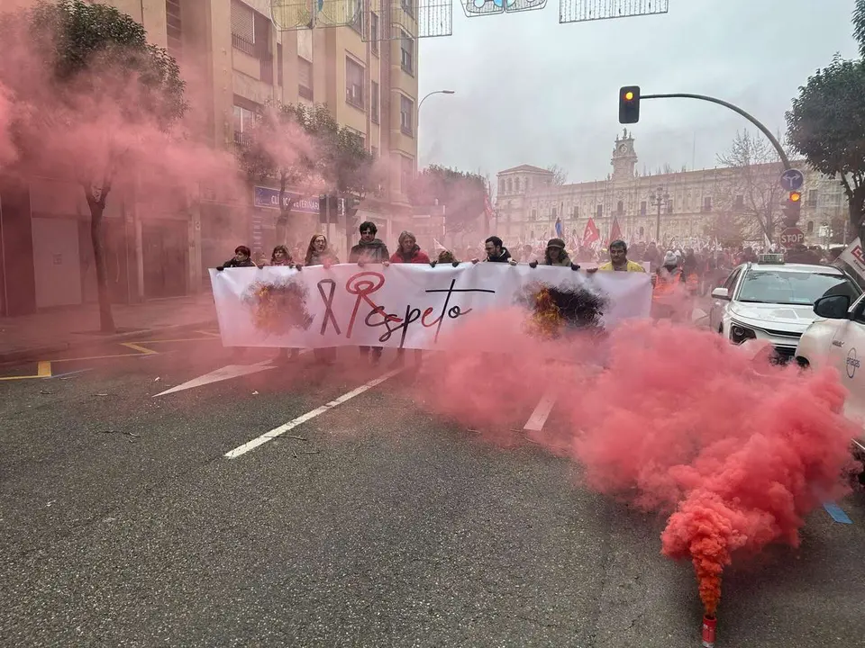 Manifestaci&oacute;n de la plataforma &lsquo;Respeto&rsquo;. Hugo Garc&iacute;a. Le&oacute;n 24 Horas.